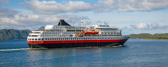 Herzlich Willkommen an Bord der der legendären Hurtigruten Post Schiffe
