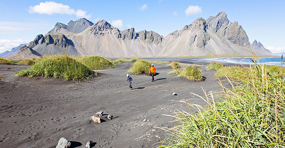 Island Kinder Gletscher Ferien 