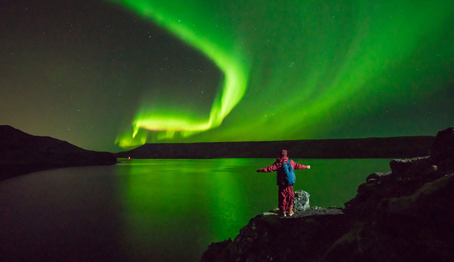 Island Aurora Borealis