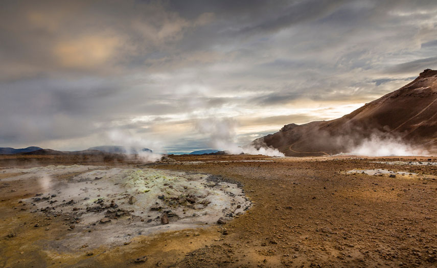 Námaskarð, heisse Quellen in Island