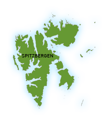 Spitzbergen Landkarte 